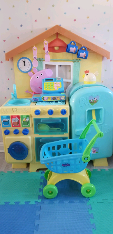 peppa pig trolley and till